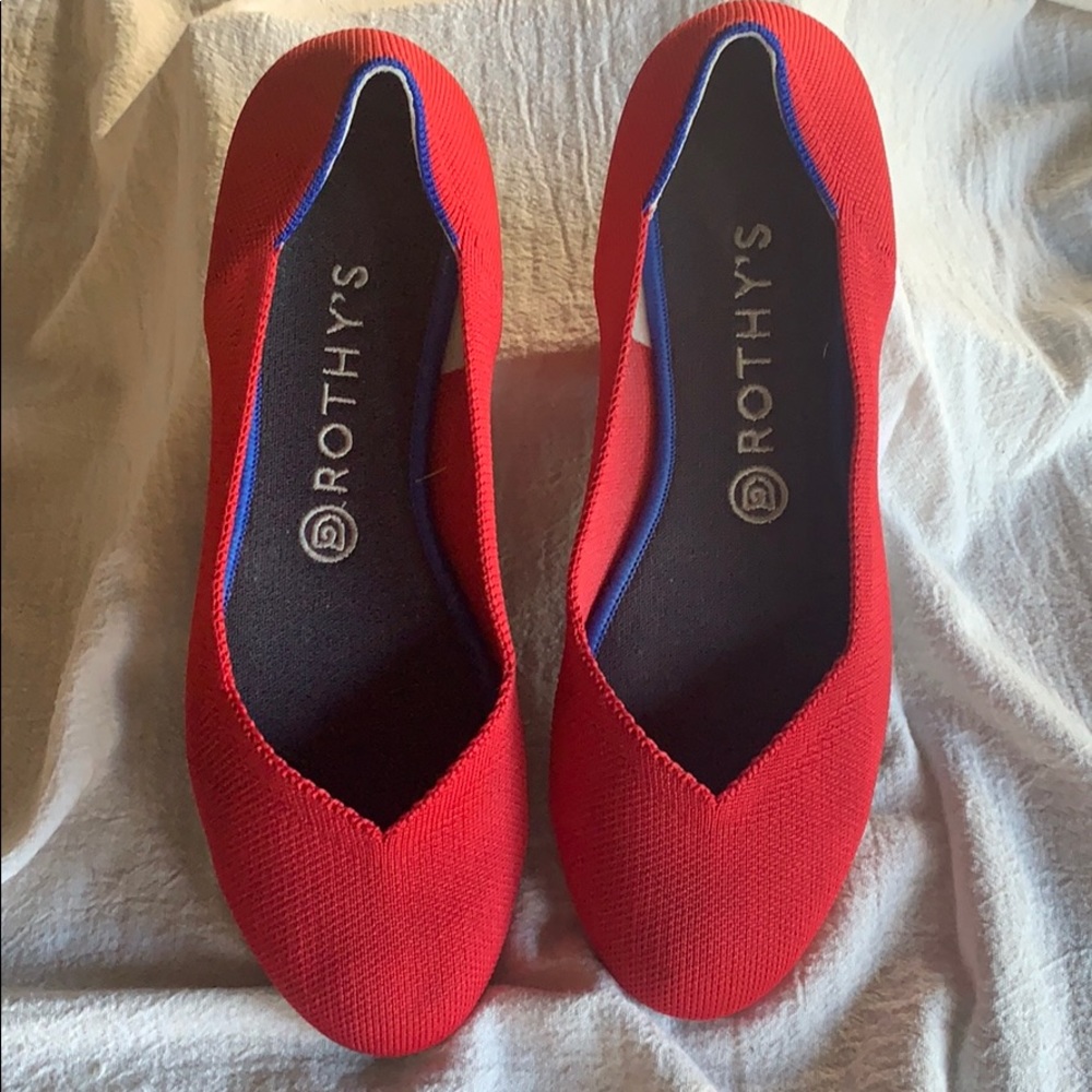 Rothys scooter red flats
